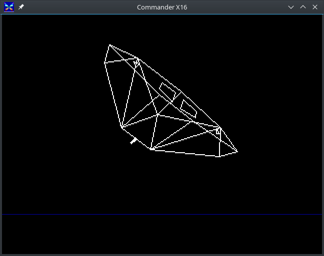 3d wire frame animated spaceship