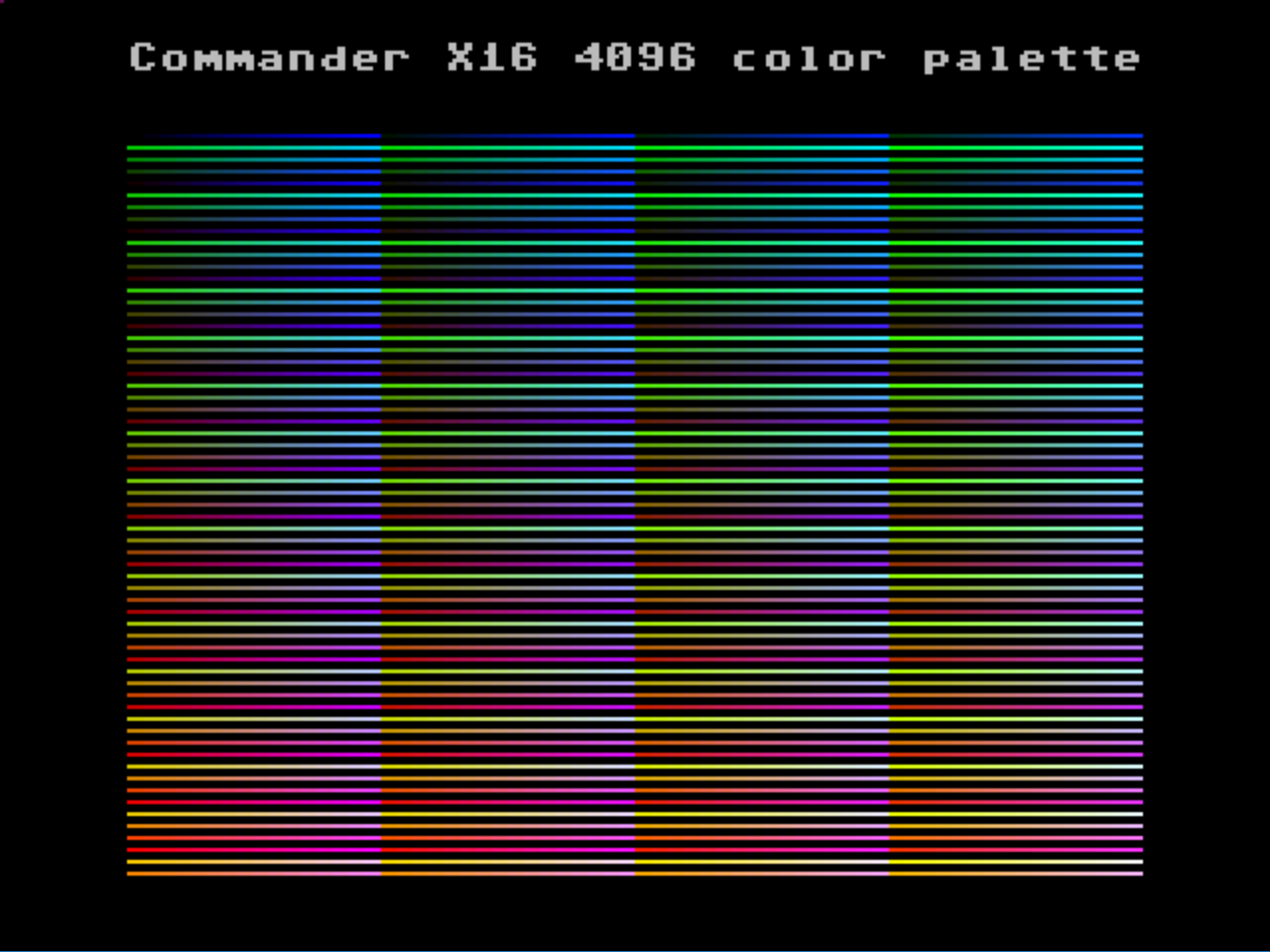 4096 Color Demo