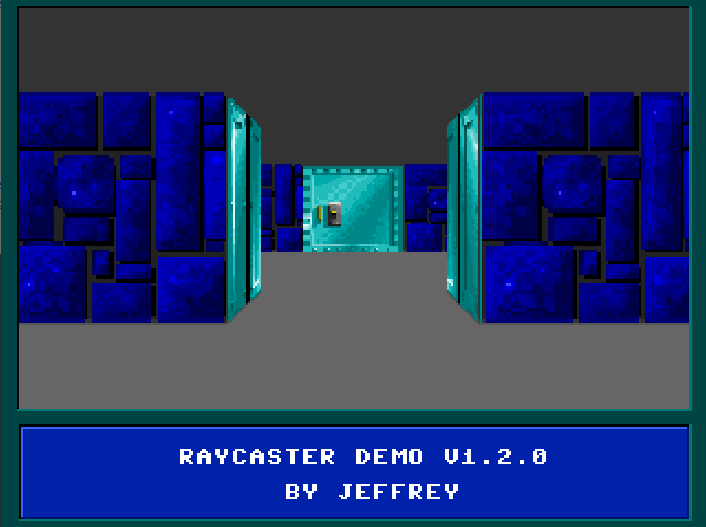 Wolfenstein 3D - raycasting demo with textures