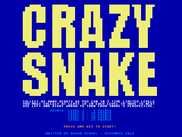 CRAZYSNAKE.BAS