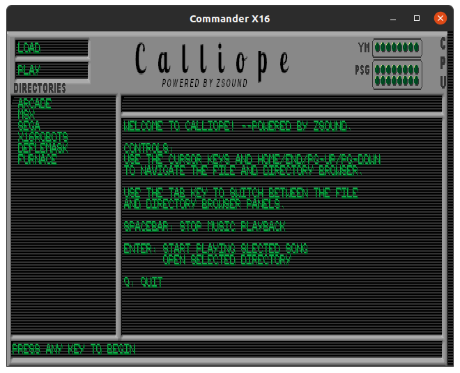 Calliope Zsound Music Player